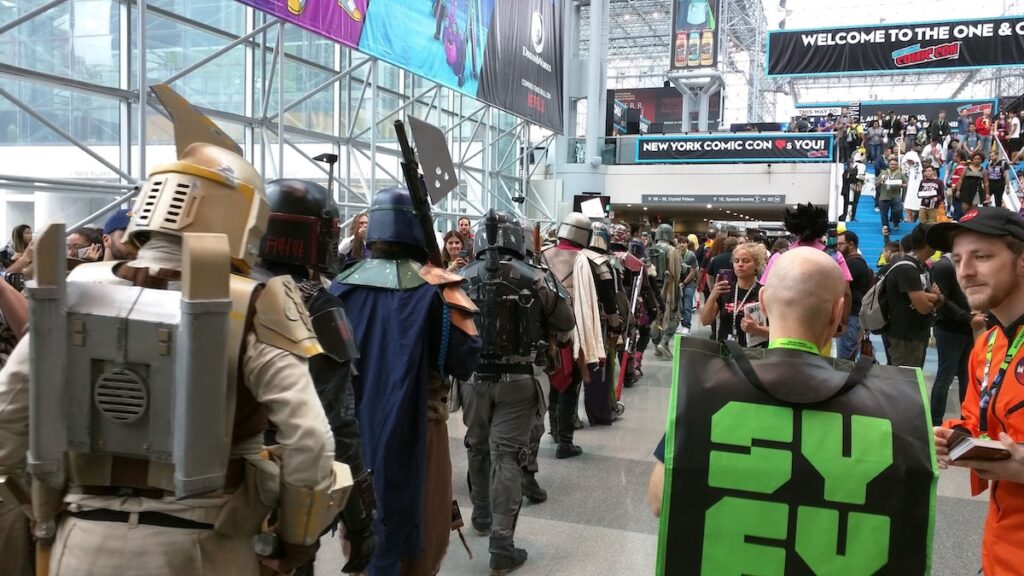 SFF Fans and authors at NYCC